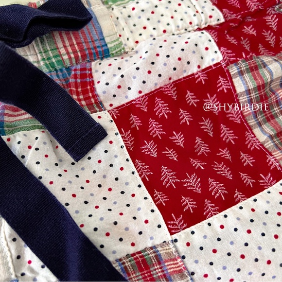 NEW Aerie Patchwork Plaid Festive Holiday Sleep Shorts in Red, Small - Picture 2 of 8